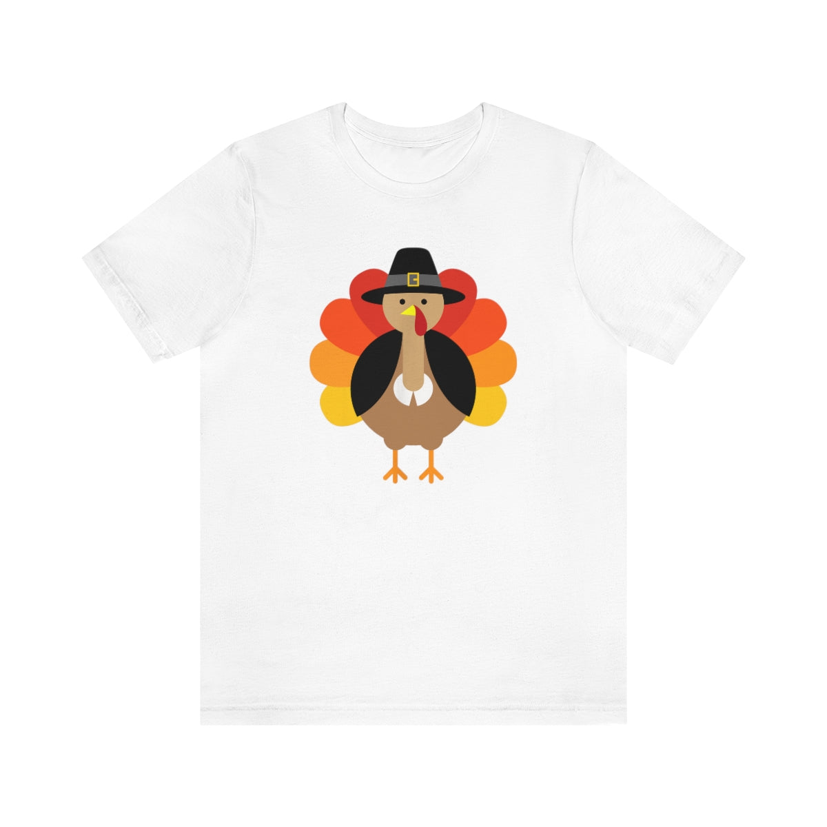 Bold Turkey Thanksgiving Tshirt Design | Thanksgiving TShirt | Thanksgiving T-Shirt | Thanksgiving Teeshirt Design on Unisex Jersey Short Sleeve Tee