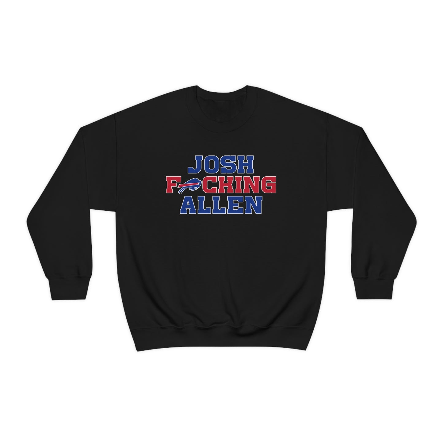 Josh Freaking Allen Bills Mafia #17 Buffalo Bills Football Crewneck Sweatshirt