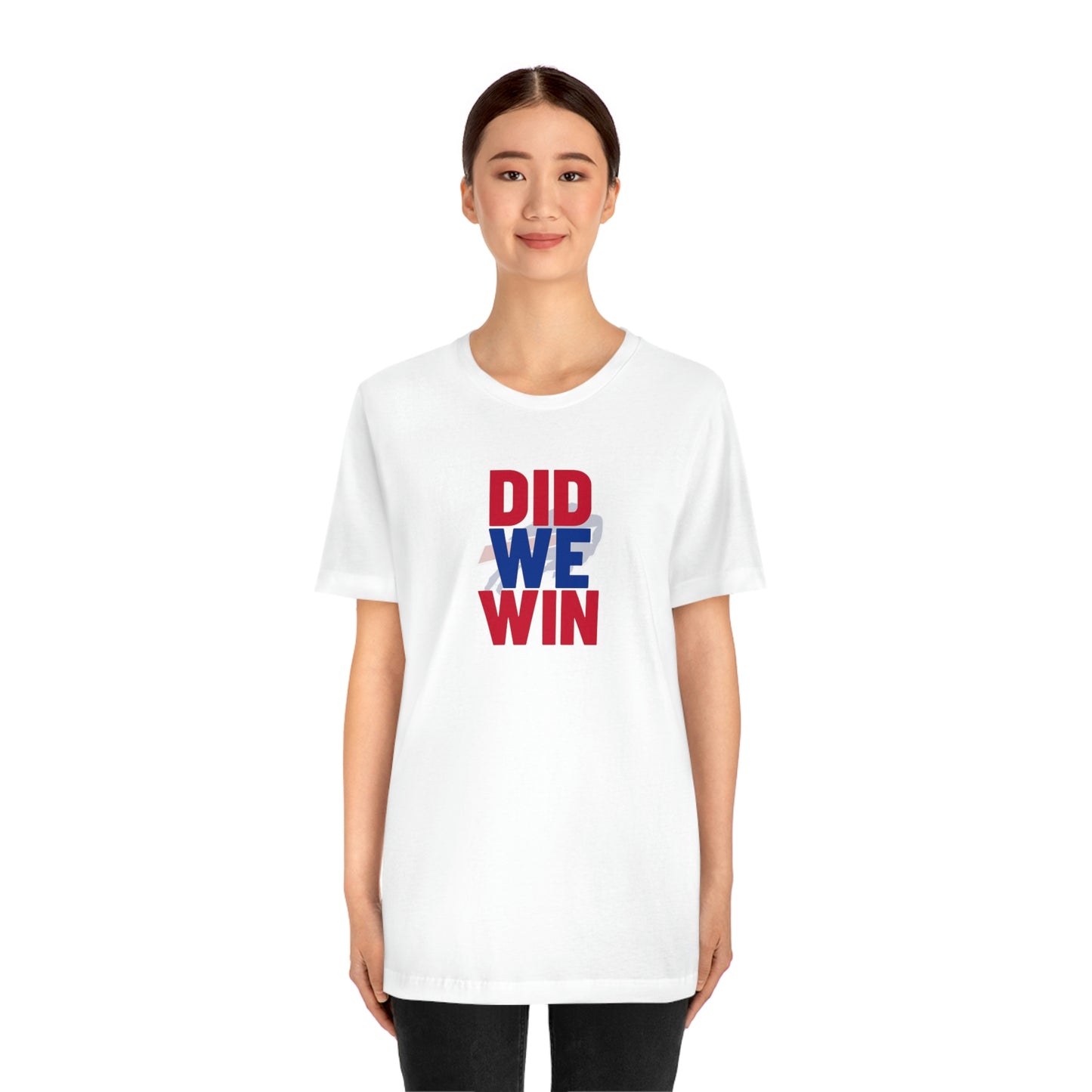 Did We Win Hamlin Strong Damar Hamlin Buffalo Bills Logo #3 Damar Hamlin Supporter Unisex Jersey Short Sleeve Tee