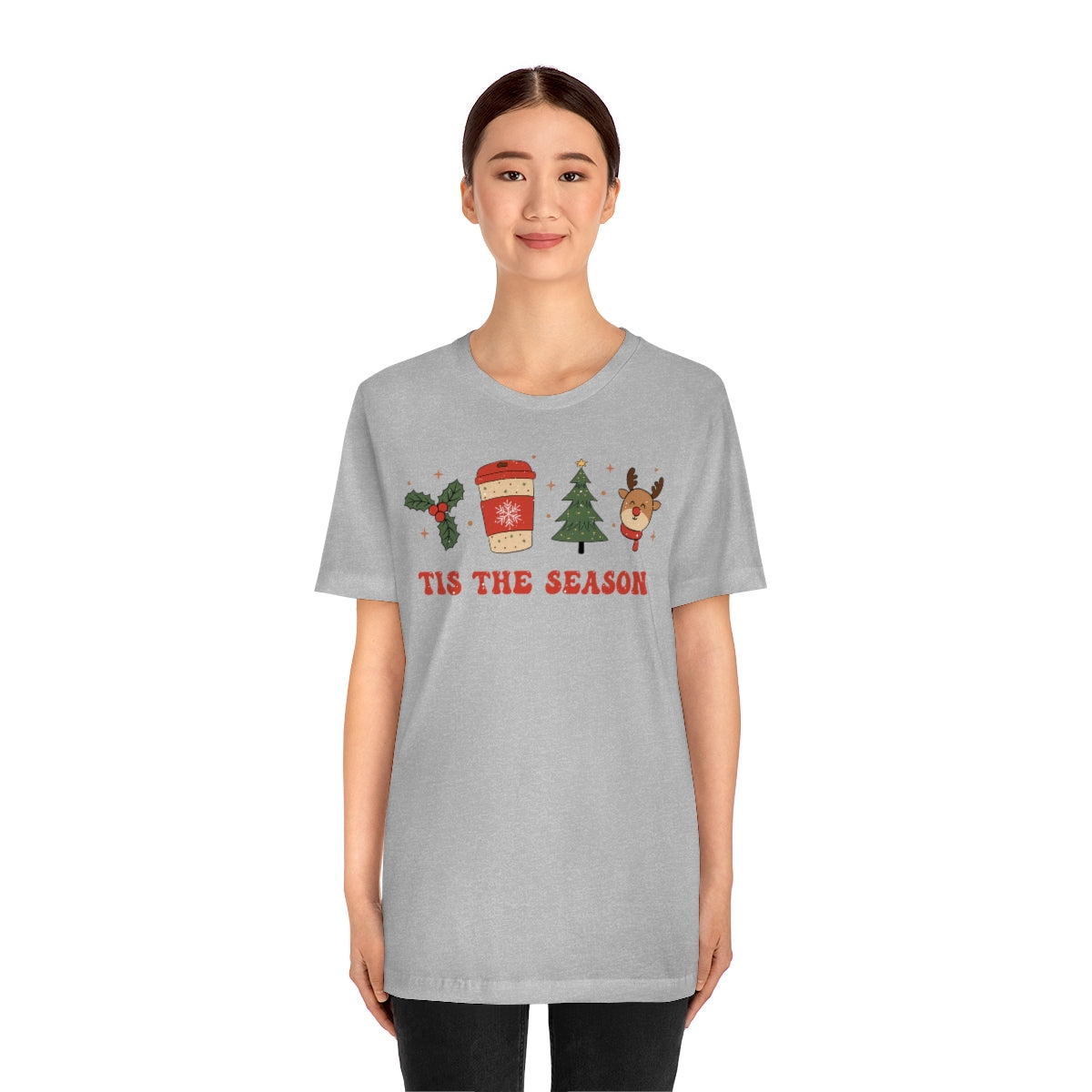 Tis the Season Coffee Themed Christmas Tshirt