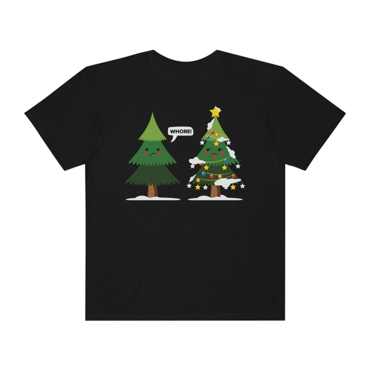 Christmas Trees Cursing Funny Xmas TeeShirt