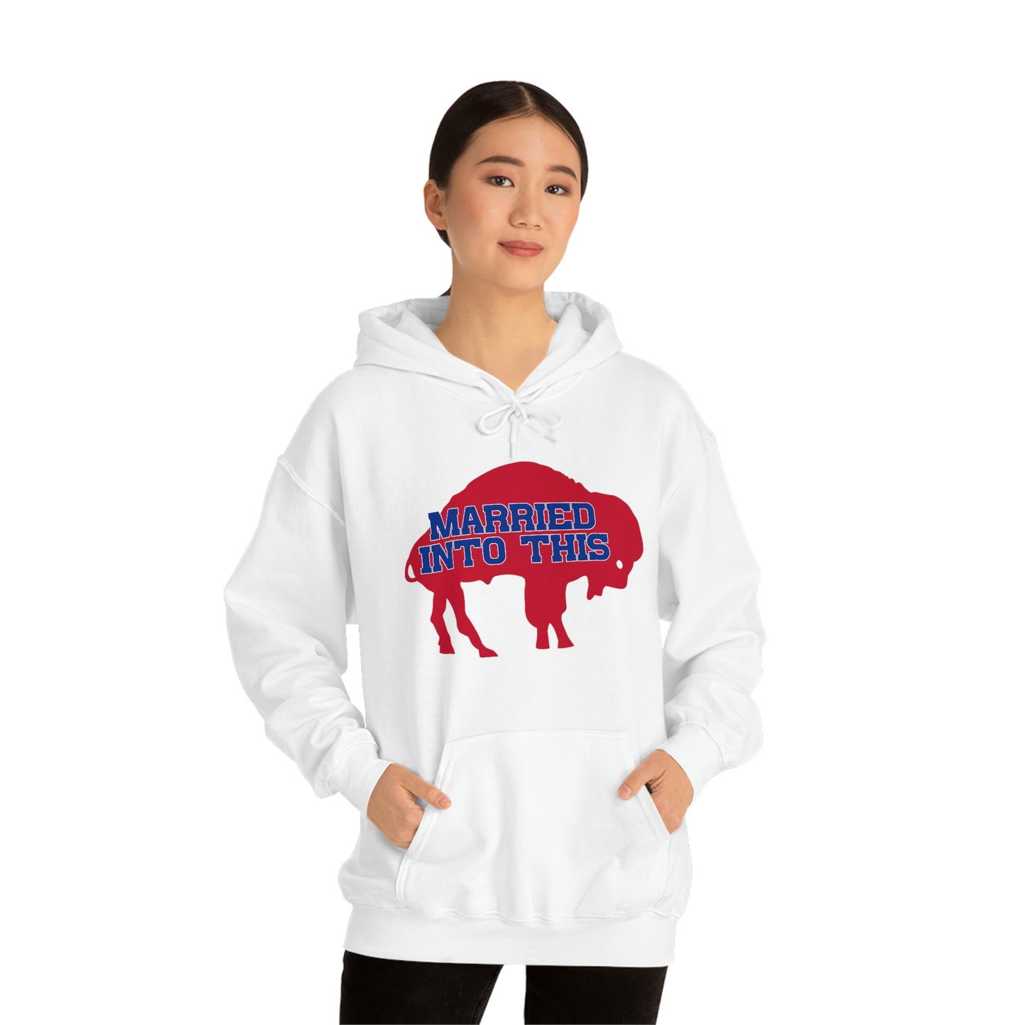 Married Into This Bills Mafia Buffalo Bills Football Hooded Sweatshirt