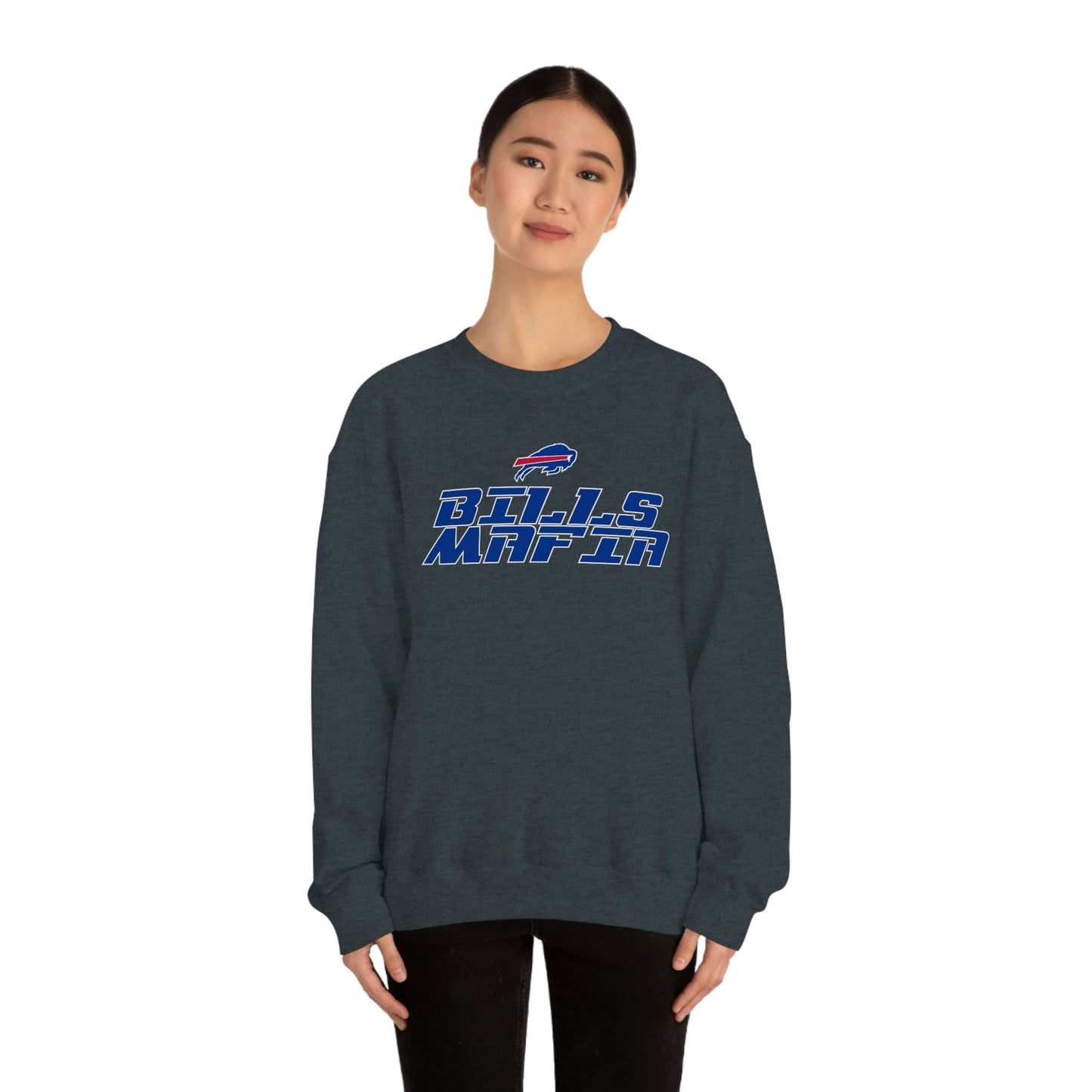 Buffalo Bills Football Bills Mafia NFL Redzone Font Crewneck Sweatshirt