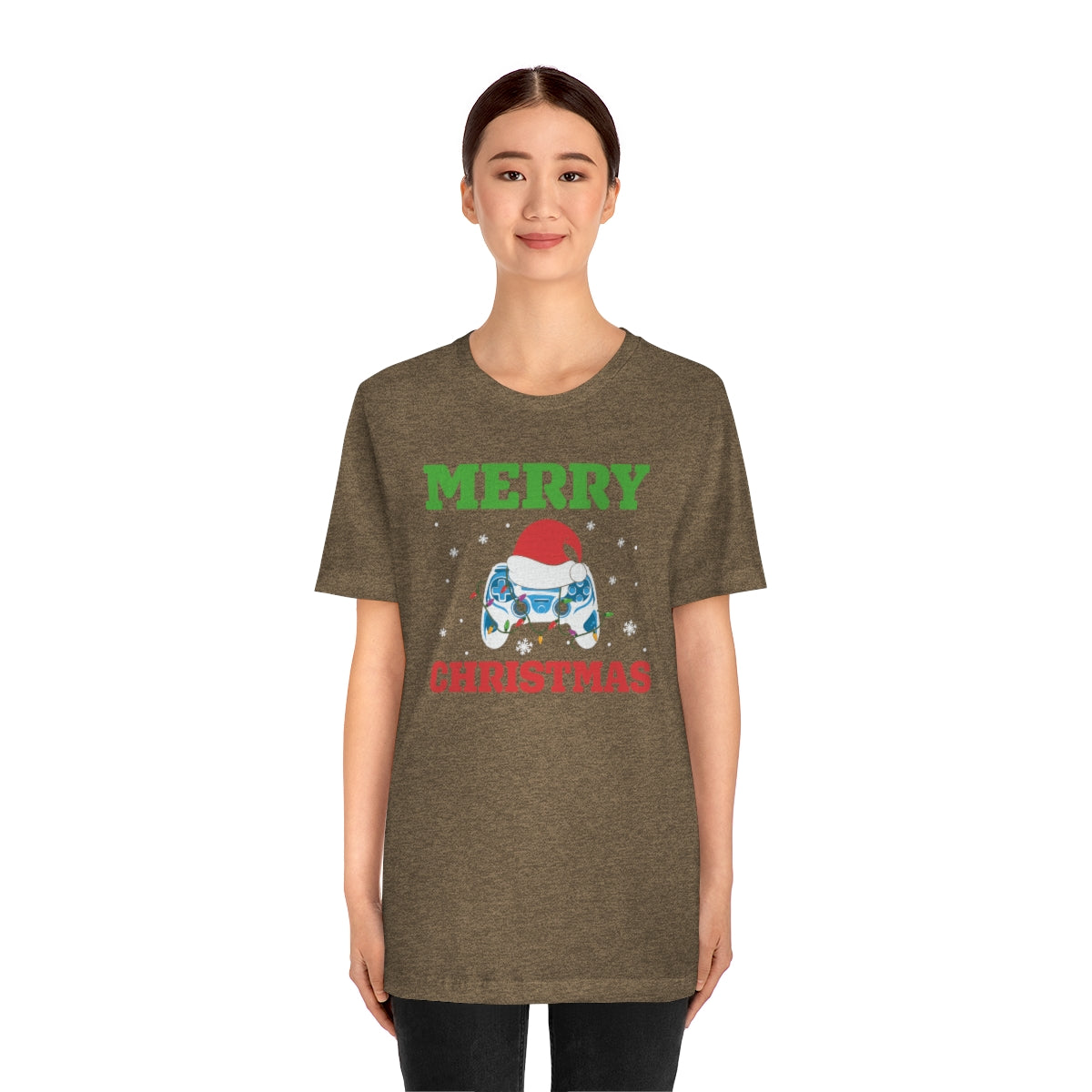 Video Game Controller Merry Christmas Holiday Tshirt