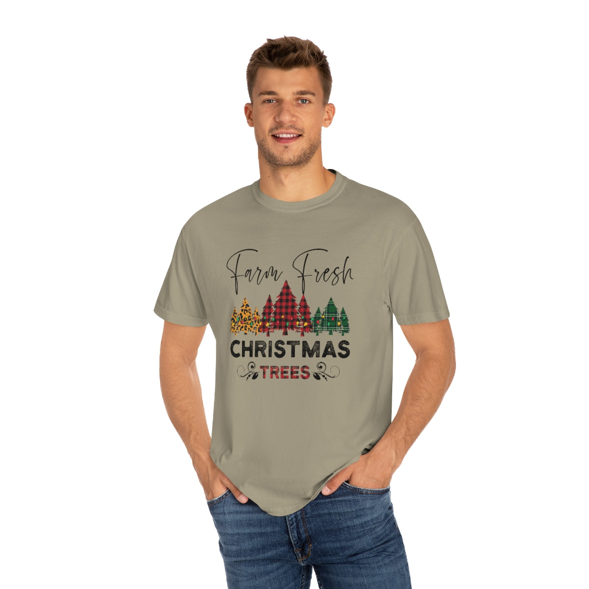 Farm Fresh Plaid Christmas Trees TeeShirt