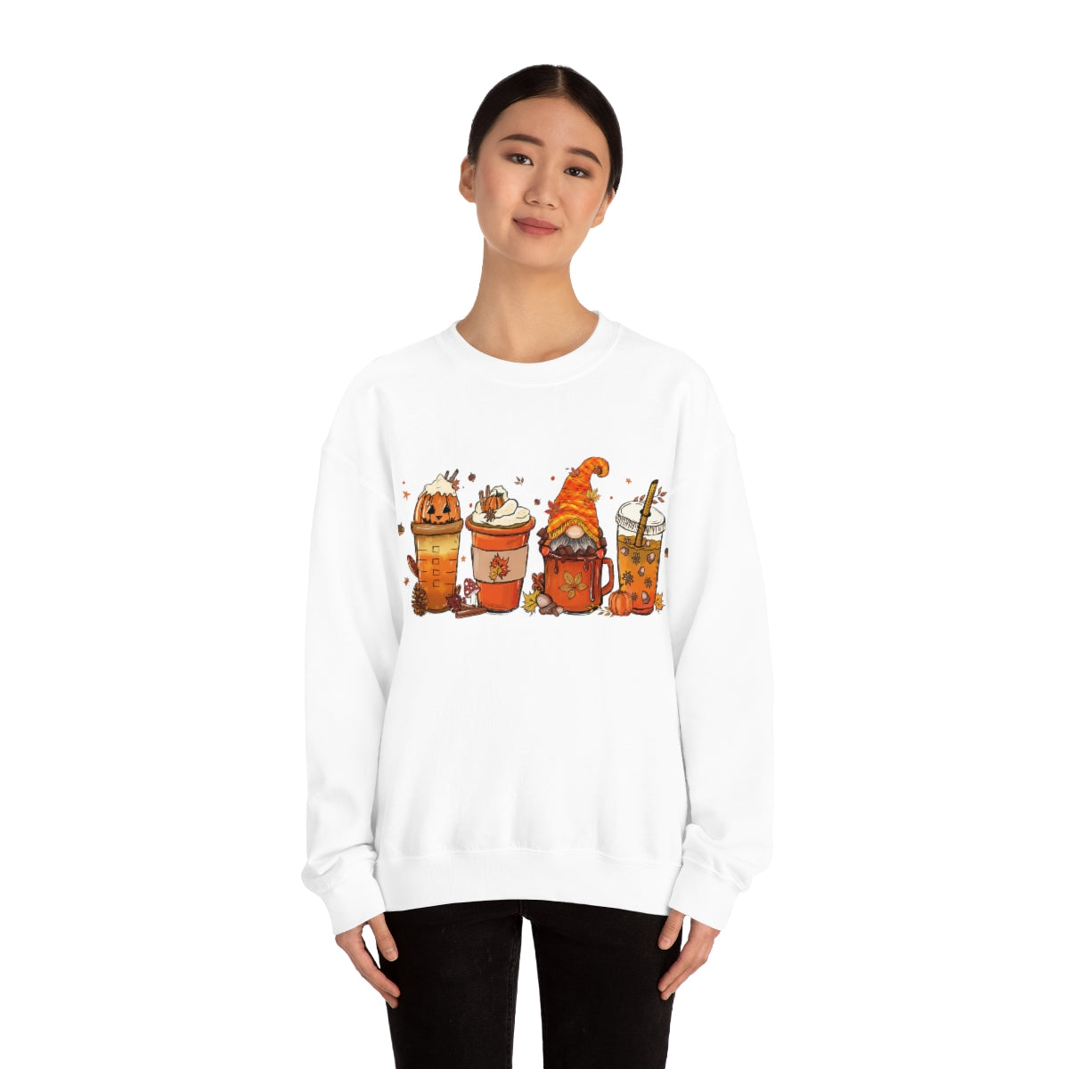 Pumpkin Spice, Coffee Sweatshirt, Fall Coffee Shirt on Unisex Heavy Blend™ Crewneck Sweatshirt