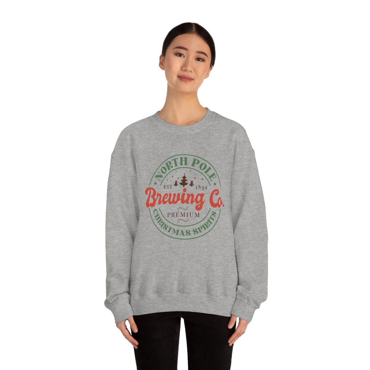 North Pole Brewing Company Christmas Spirits Retro Sweatshirt