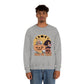 Trick or Treat Vintage Halloween Style Sweatshirt, Halloween Crewneck Sweatshirt, Halloween Sweater, Spooky Season, Fall Theme on Unisex Heavy Blend™ Crewneck Sweatshirt