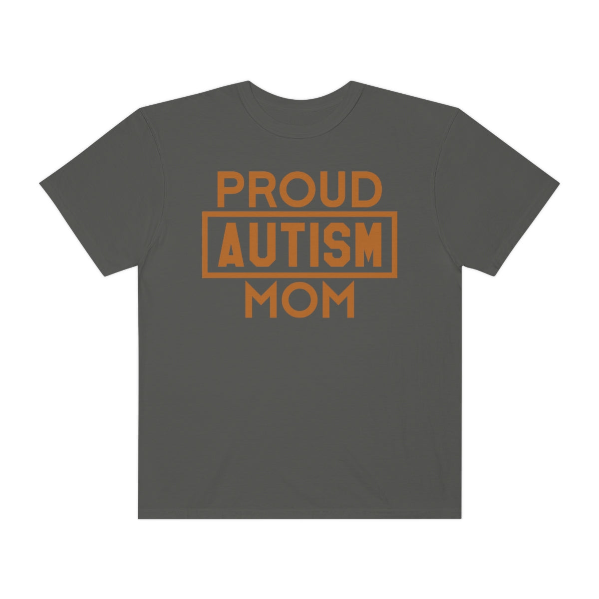 Proud Autism Mom Bold Letters Autism Awareness Tshirt