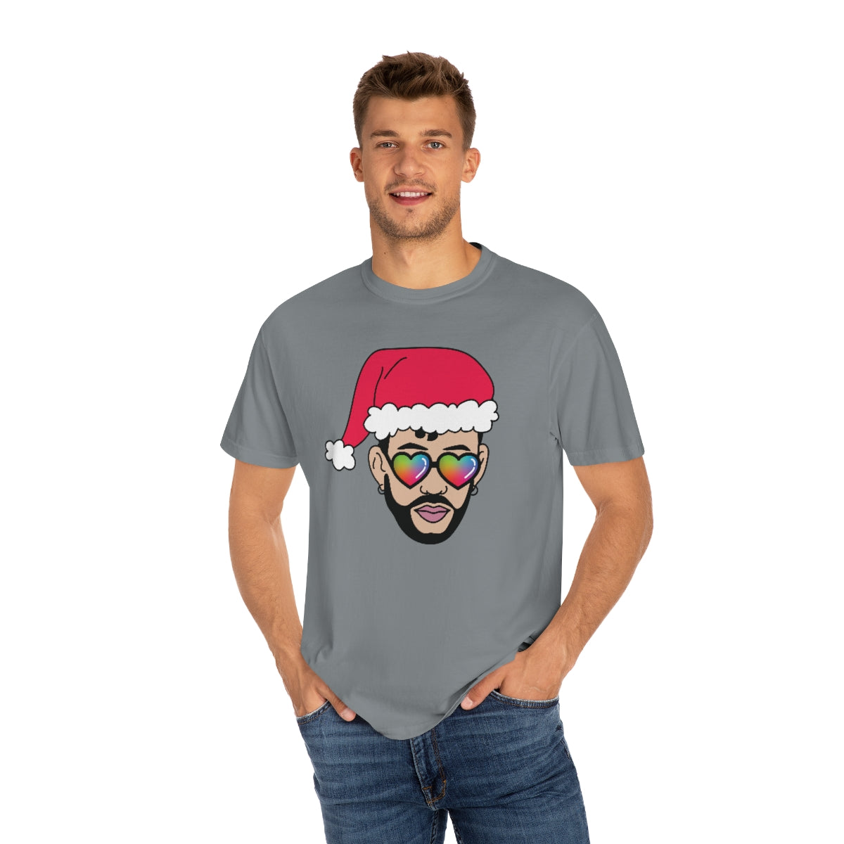 Bad Bunny Santa Christmas TeeShirt