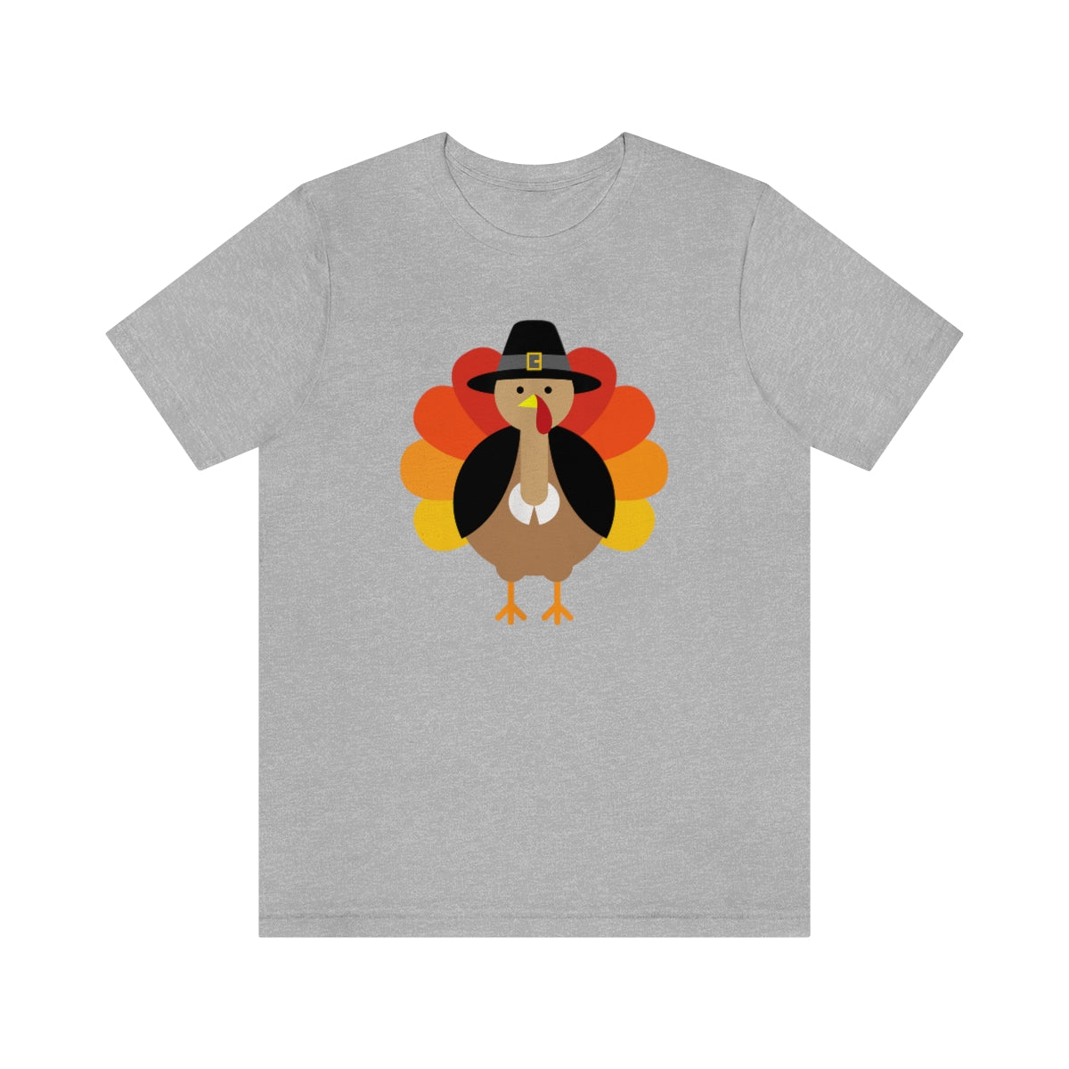 Bold Turkey Thanksgiving Tshirt Design | Thanksgiving TShirt | Thanksgiving T-Shirt | Thanksgiving Teeshirt Design on Unisex Jersey Short Sleeve Tee