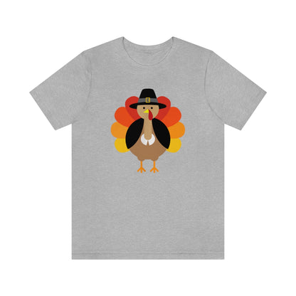 Bold Turkey Thanksgiving Tshirt Design | Thanksgiving TShirt | Thanksgiving T-Shirt | Thanksgiving Teeshirt Design on Unisex Jersey Short Sleeve Tee