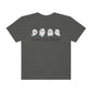Happy Halloween Cute Ghost Tshirt Design on Unisex Garment-Dyed T-shirt