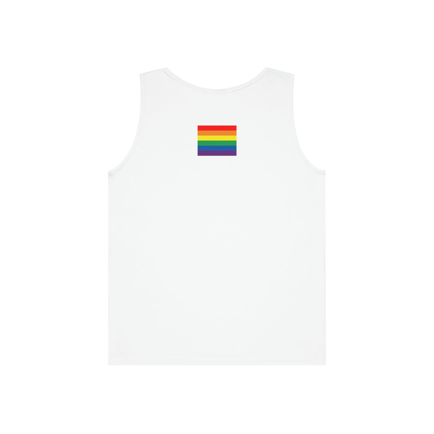 Anita Bryant Sucks Oranges Graffiti Style Font Two Sided Tank Top Gay Pride Flag