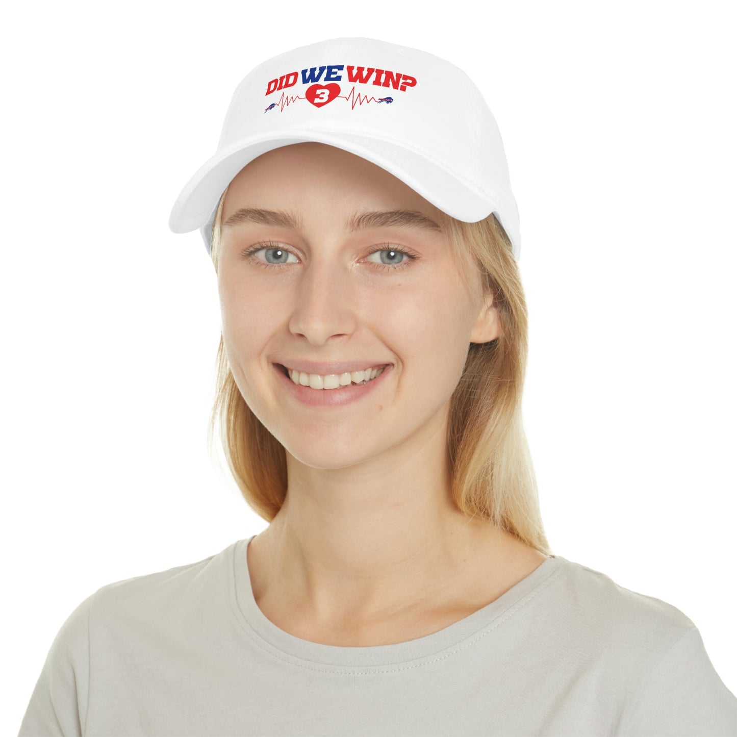 Did We Win? Heartbeat #3 Buffalo Bills Damar Hamlin Low Profile Baseball Cap