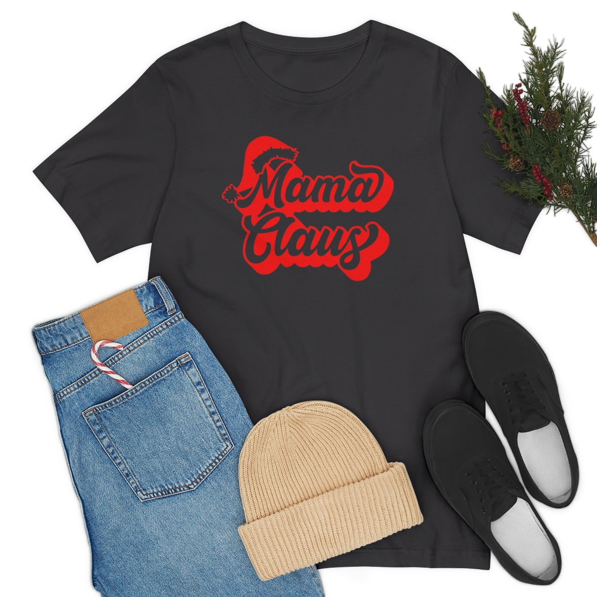 Mama Claus Christmas Tshirt