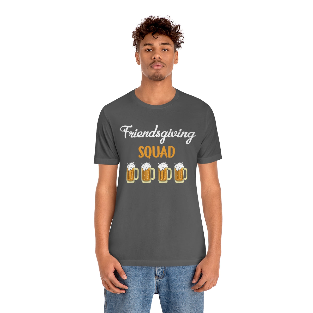 Friendsgiving Squad Beer Themed Thanksgiving Tshirt