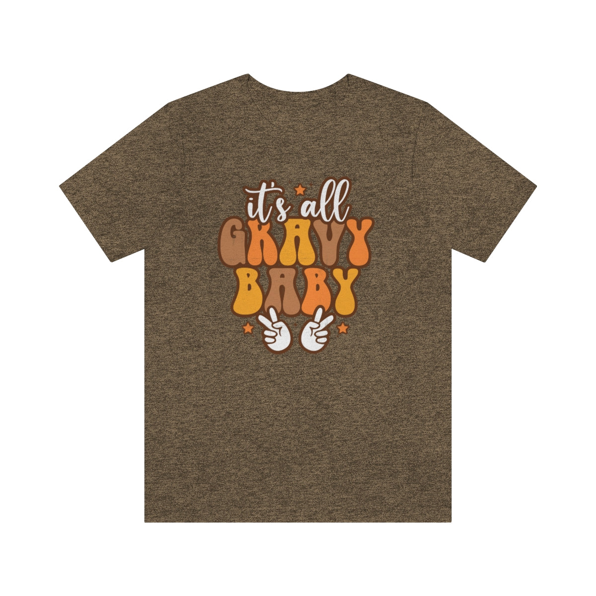 It's All Gravy Baby Thanksgiving Teeshirt on Unisex Jersey Short Sleeve Tee