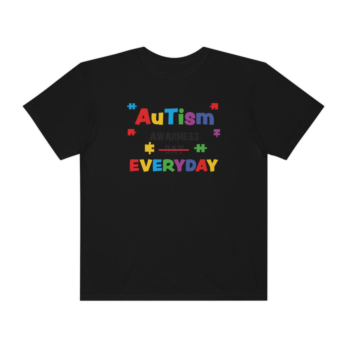 Autism Awareness Everyday Puzzle Piece Tshirt