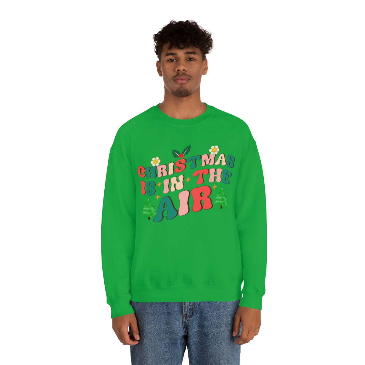 Retro Christmas is in the Air Holiday Sweatshirt