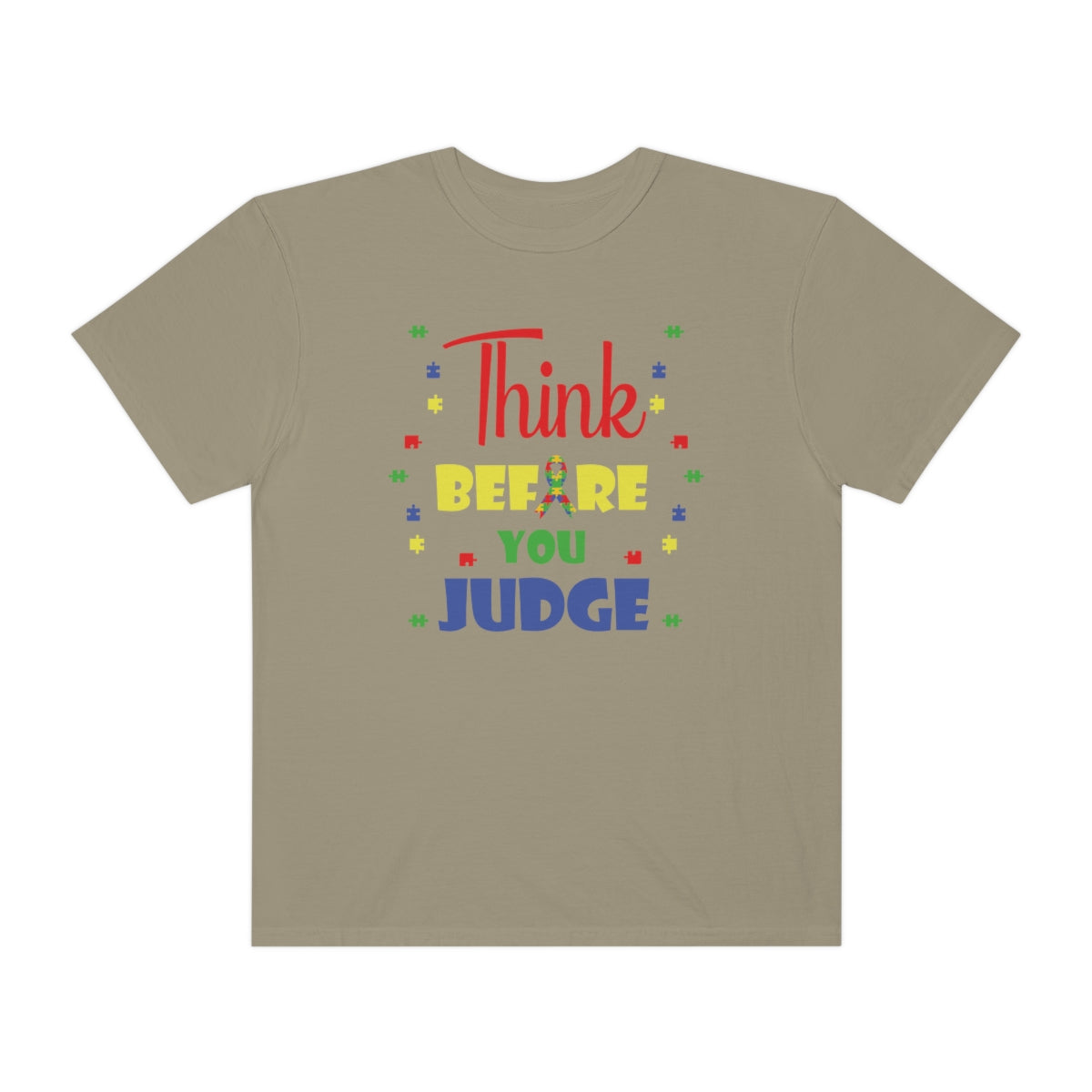 Think Before You Judge Autism Awareness Tshirt