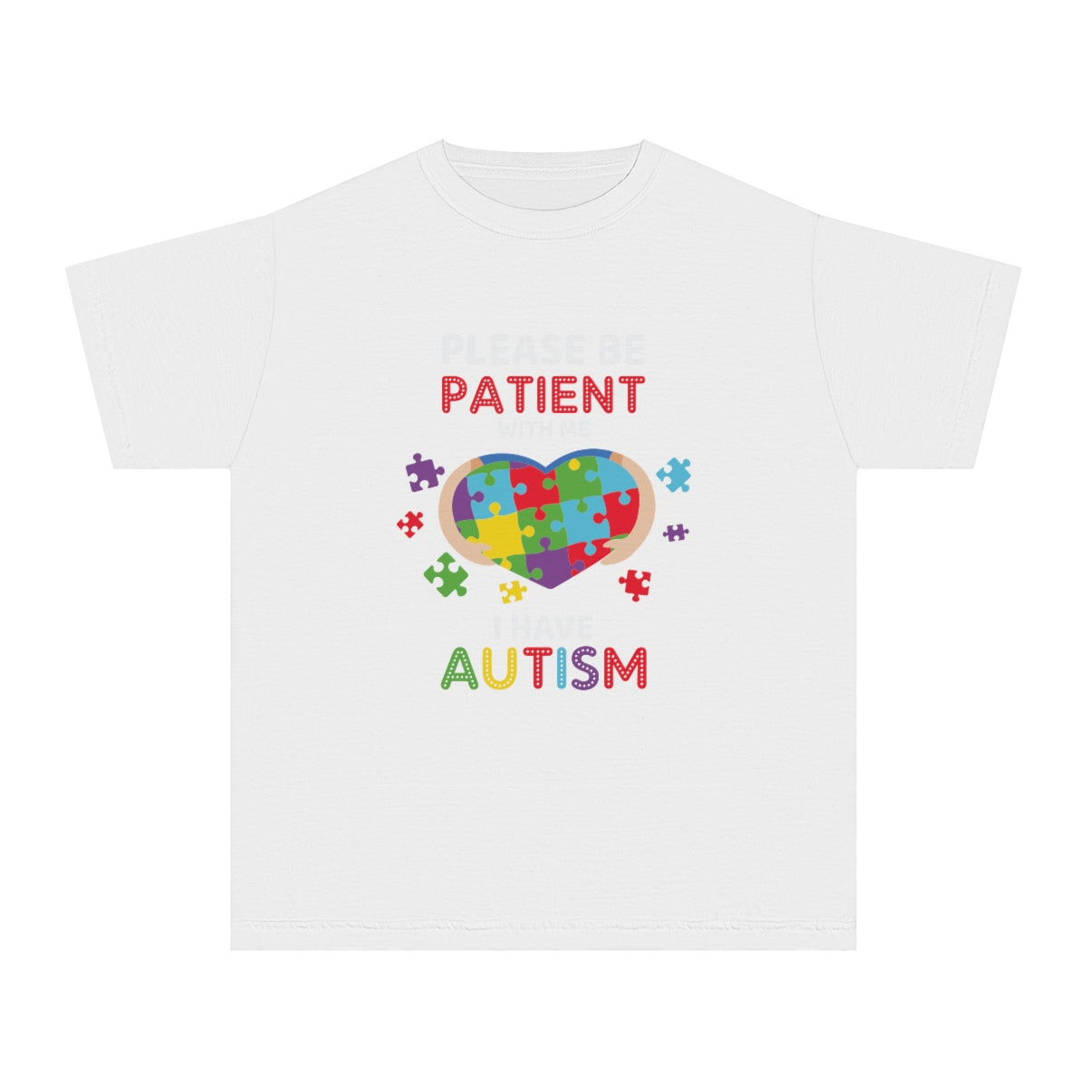 Please be Patient with Me I have Autism Youth Midweight Tshirt