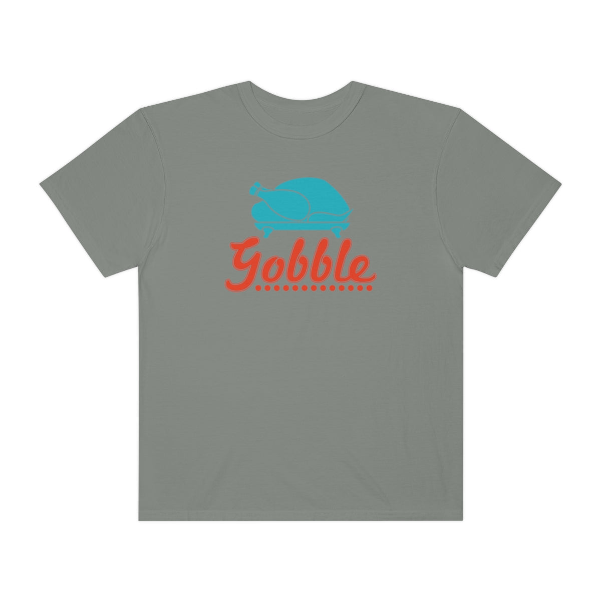 Gobble Turkey Thanksgiving Dinner Themed TShirt