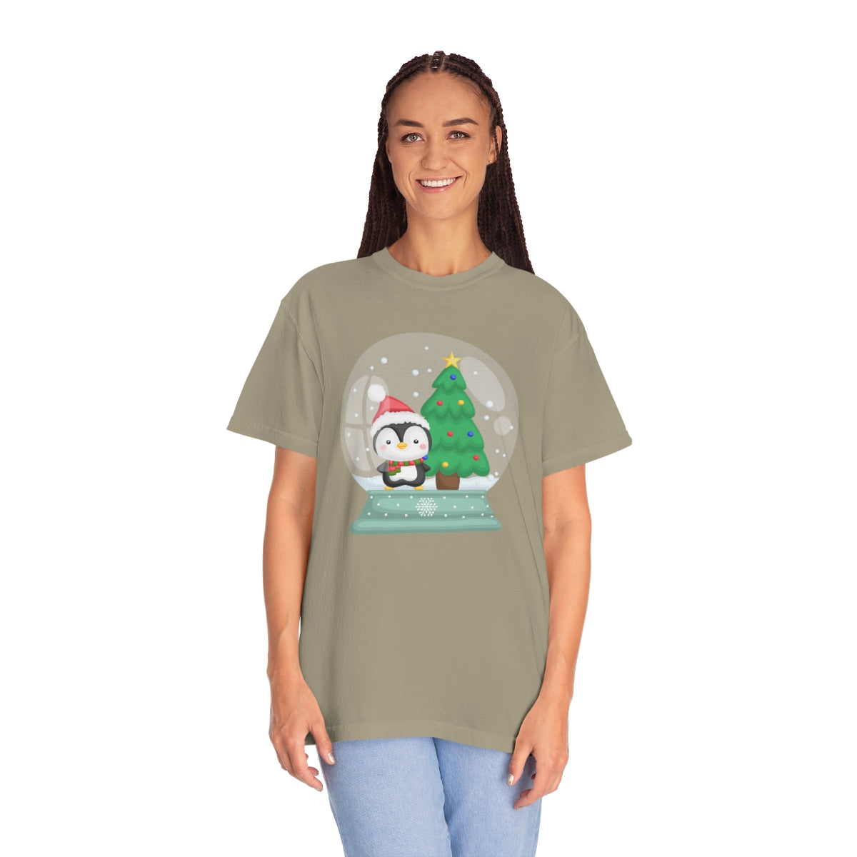 Cute Penguin Snowglobe Christmas Tshirt