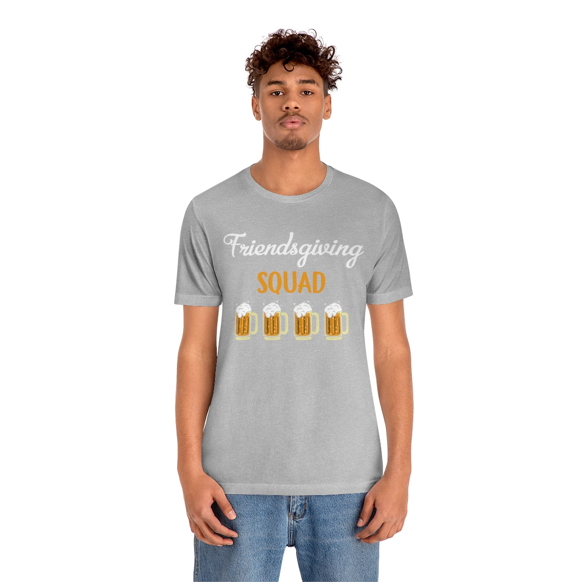 Friendsgiving Squad Beer Themed Thanksgiving Tshirt