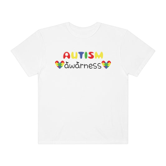 Autism Awareness Cute Lettering Tshirt