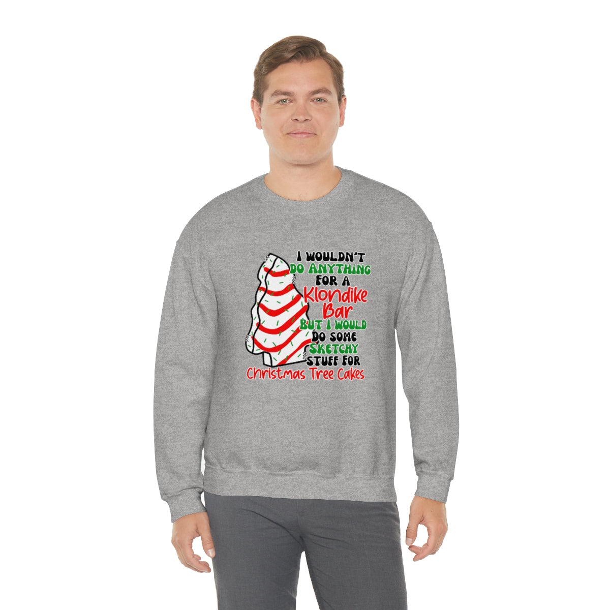 Tasty Christmas Cake Xmas Holiday Sweatshirt