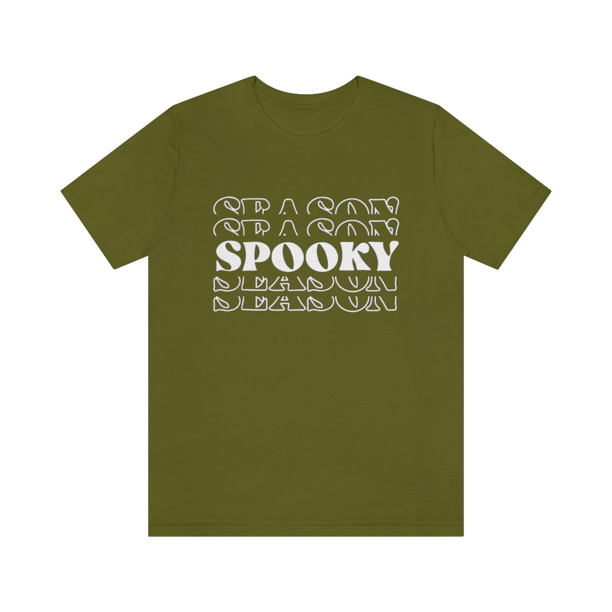 Spooky Season Bold Letters Unisex Jersey Short Sleeve Tee