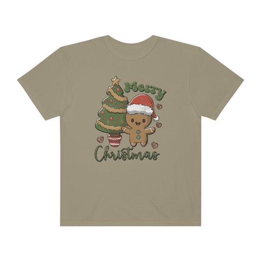 Cute Gingerbread Man Cookie Merry Christmas Tshirt