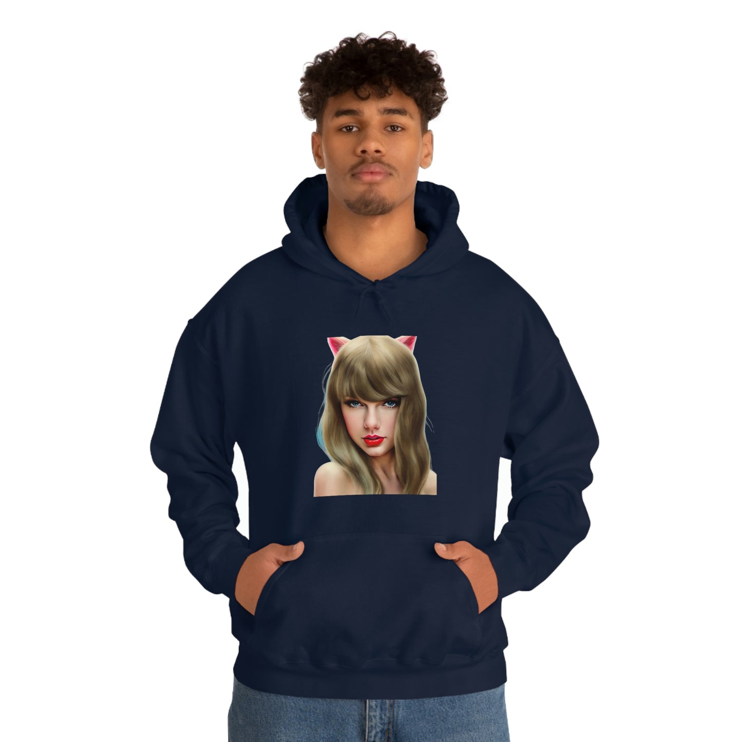 Taylor Swift Cat Ears T Swift Taylor Swift Merch Fan Swifty Gift Hooded Sweatshirt