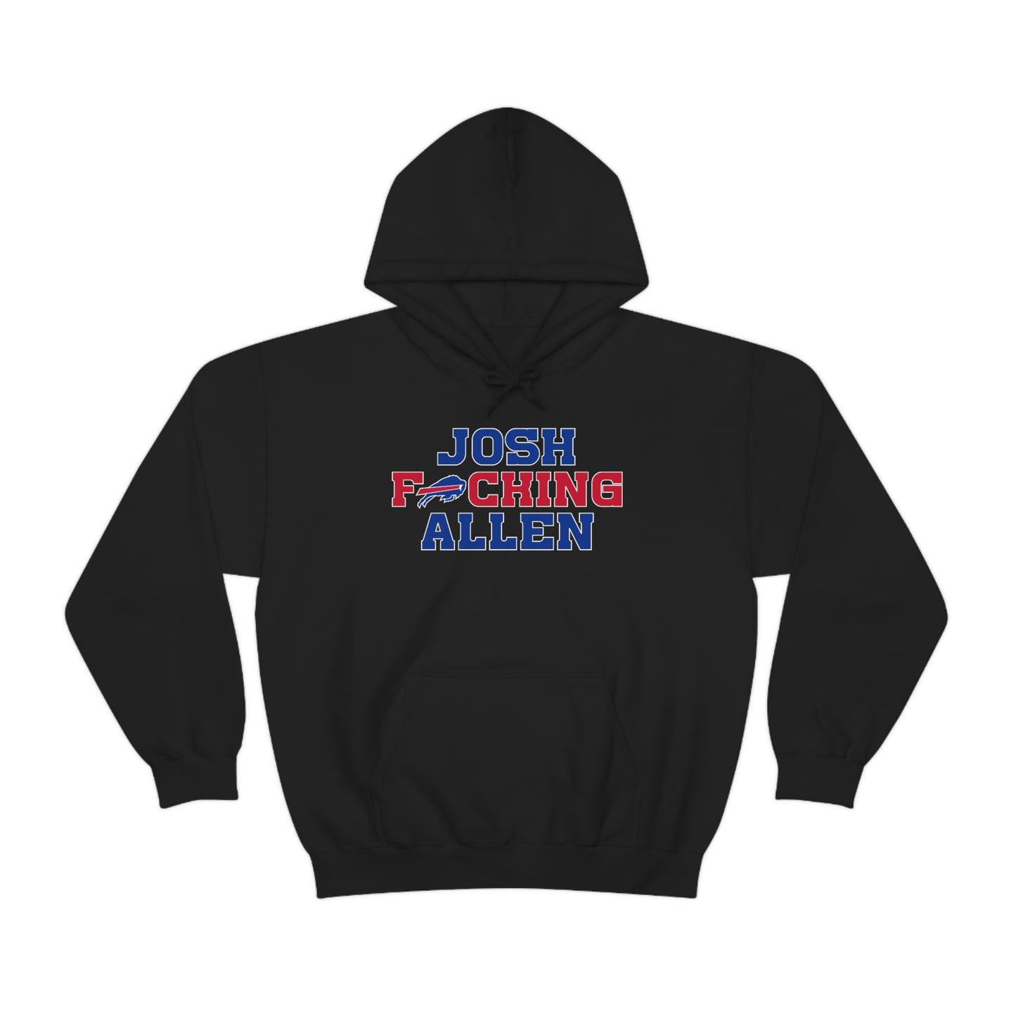 Josh Freaking Allen Bills Mafia #17 Buffalo Bills Football Hooded Sweatshirt