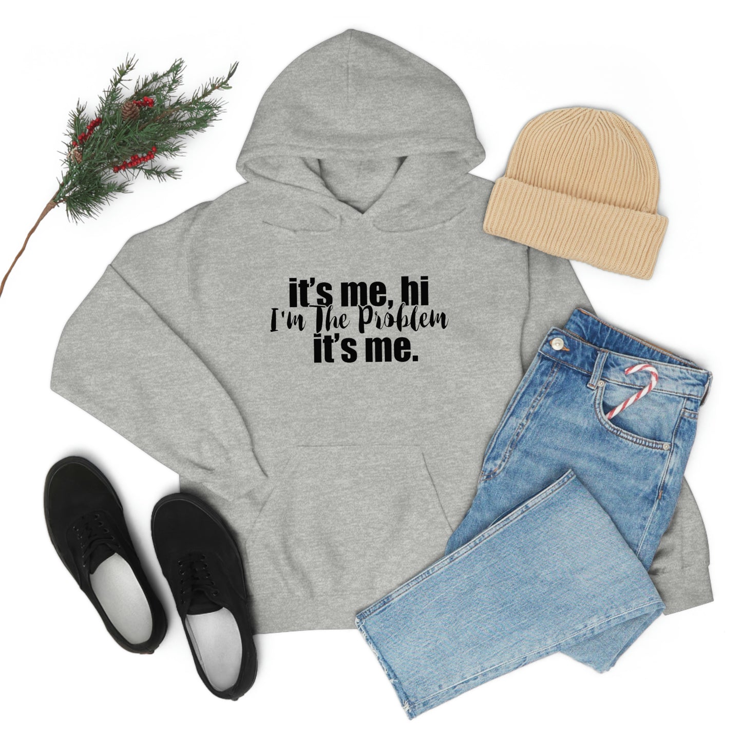 Its Me, Hi, I'm the Problem it's Me, T Swift Taylor Swift Merch Fan Gift Hooded Sweatshirt