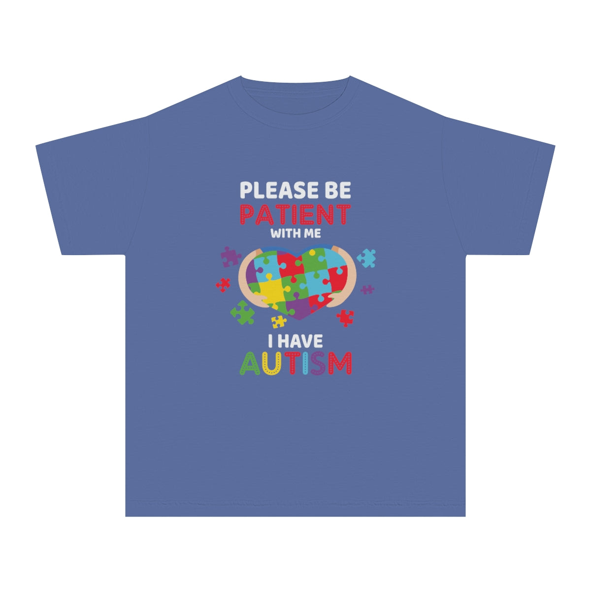 Please be Patient with Me I have Autism Youth Midweight Tshirt