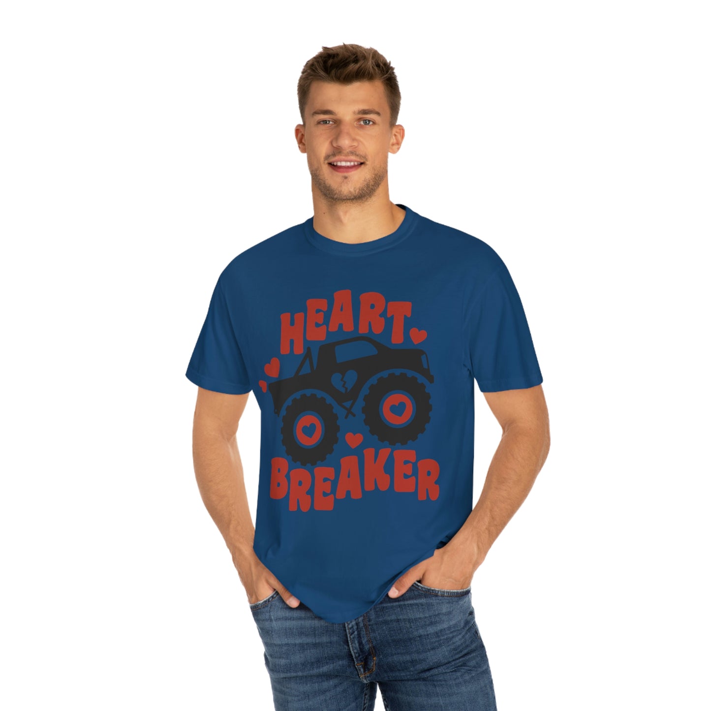 Heart Breaker Monster Truck Valentines Day Tshirt