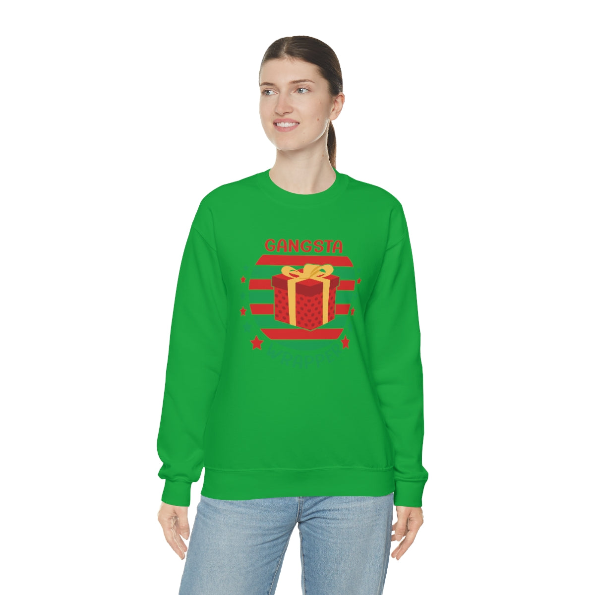 Gangsta Wrapper Cute Funny Christmas Sweatshirt