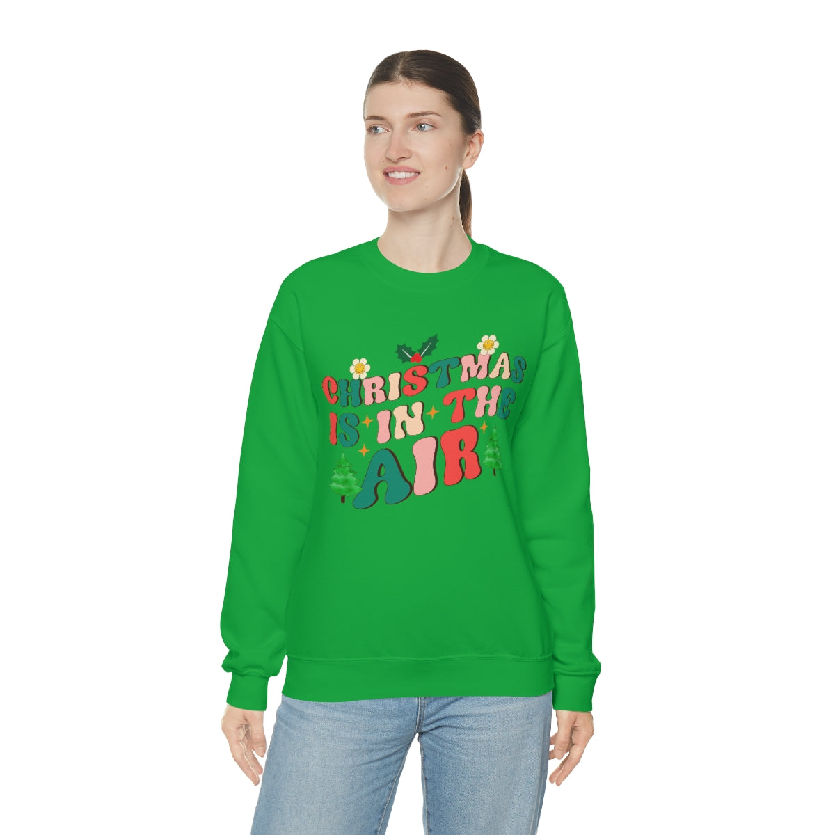 Retro Christmas is in the Air Holiday Sweatshirt