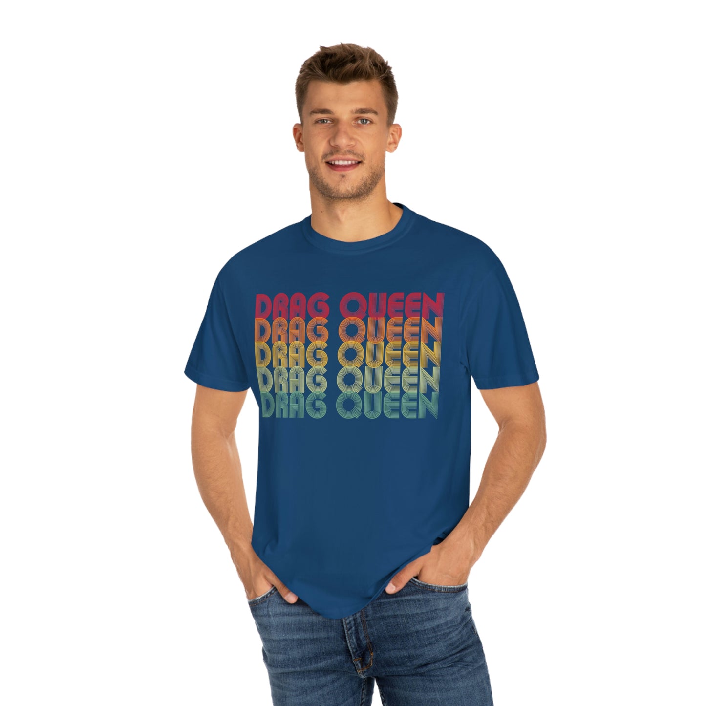 Retro Rainbow Drag Queen Tshirt