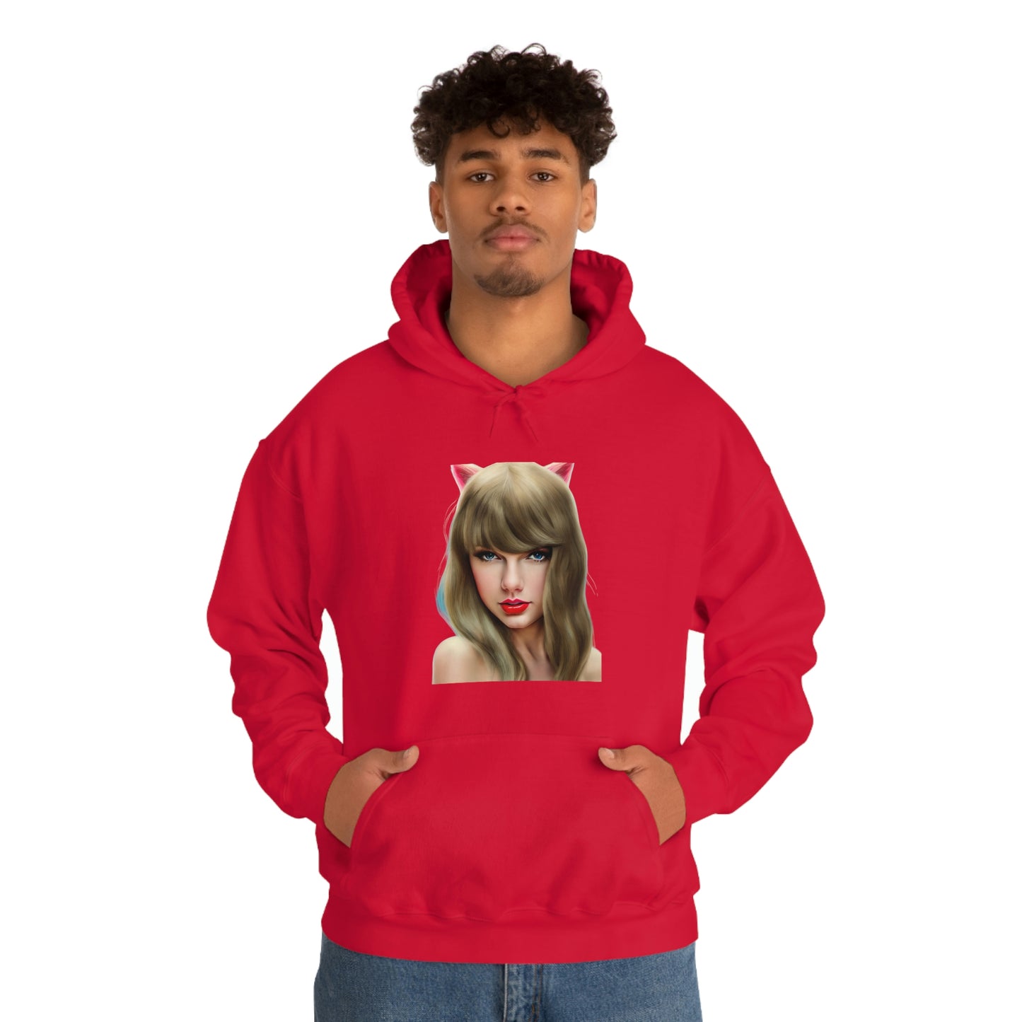 Taylor Swift Cat Ears T Swift Taylor Swift Merch Fan Swifty Gift Hooded Sweatshirt