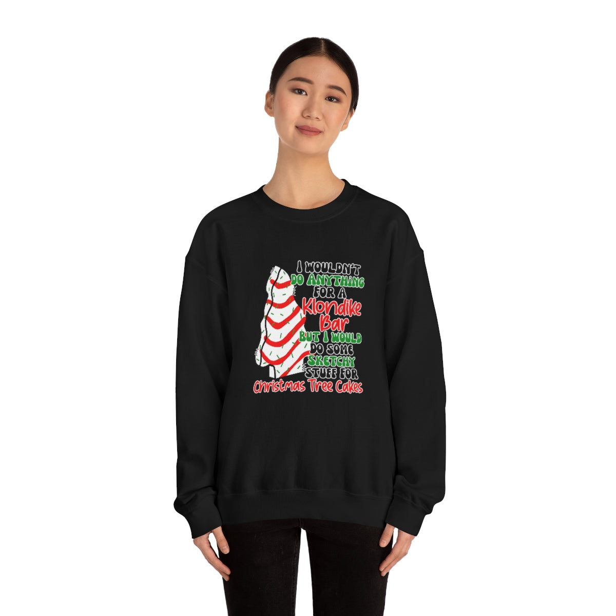 Tasty Christmas Cake Xmas Holiday Sweatshirt