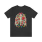 Skeleton Ribcage with Christmas Lights Tshirt