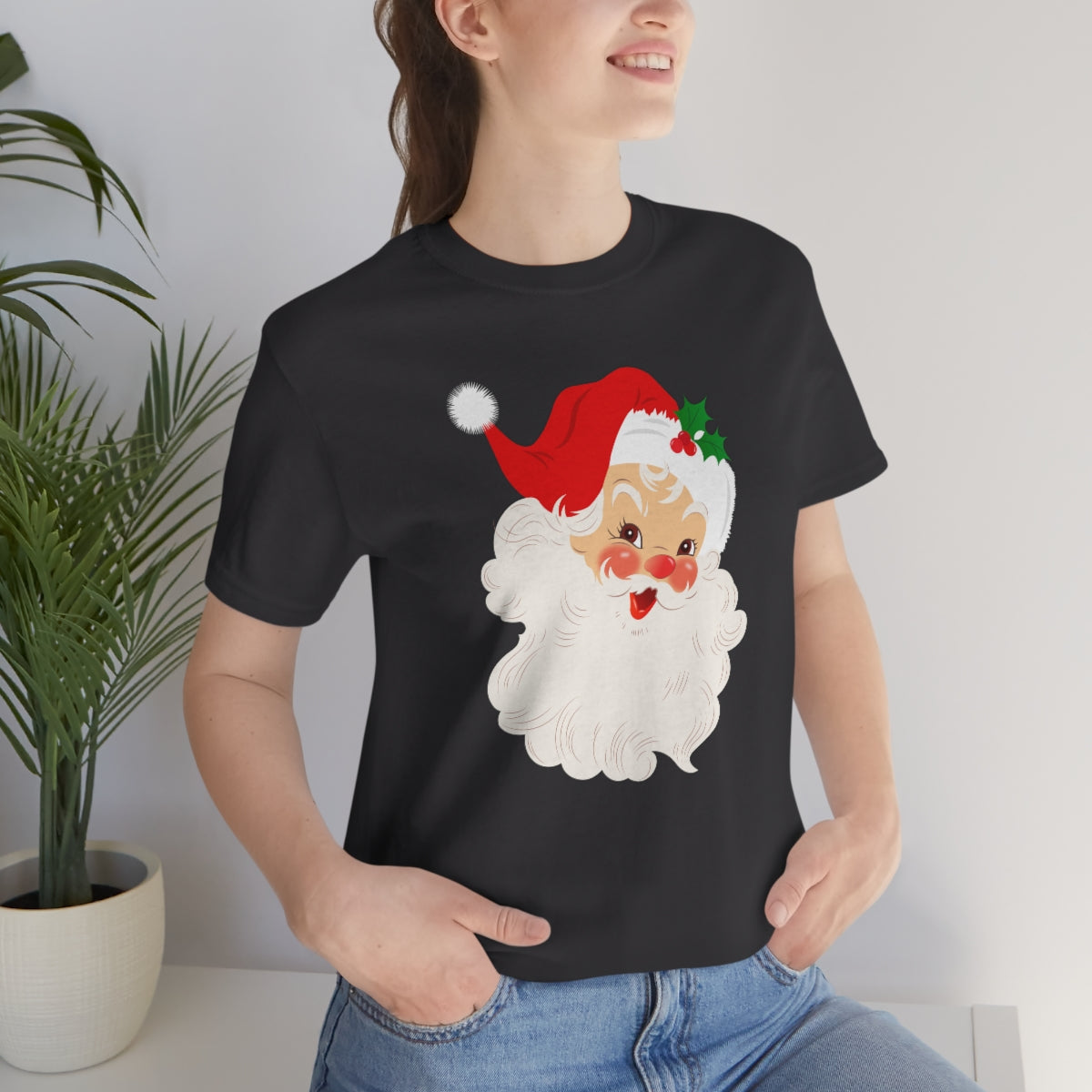 Vintage Santa Claus Saint Nick Retro Christmas Tshirt