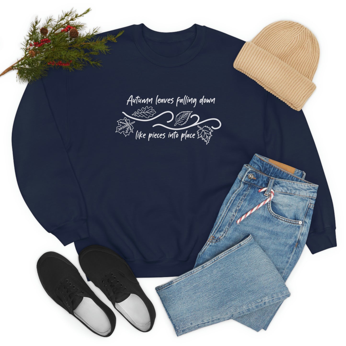 Autumn Leaves Falling Down Taylor Swift Song T Swift Taylor Swift Merch Fan Swifty Gift Crewneck Sweatshirt