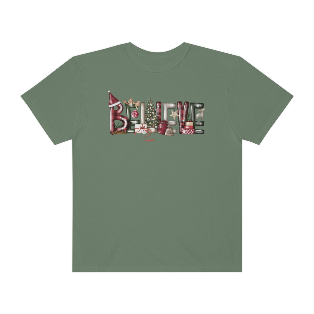 Believe Christmas Magic Holiday Tshirt