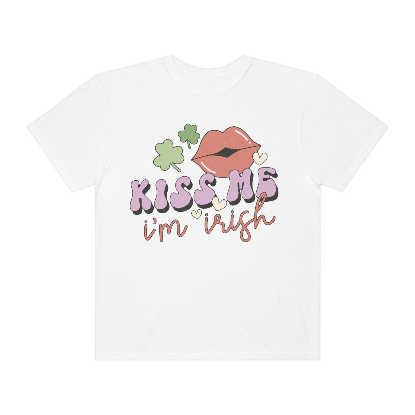 Retro Kiss Me I'm Irish  St. Patrick's Day Tshirt