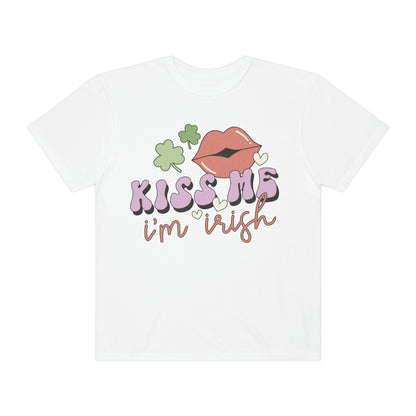 Retro Kiss Me I'm Irish  St. Patrick's Day Tshirt