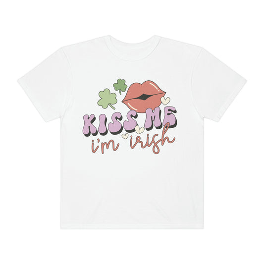 Retro Kiss Me I'm Irish  St. Patrick's Day Tshirt